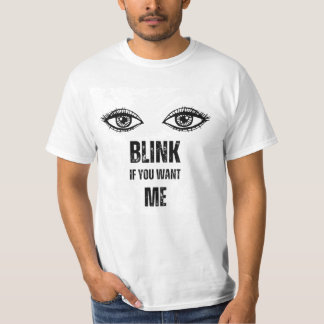 Blink si me quieres - camiseta masculina