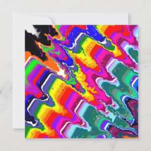 Blip arcoiris Resumen arte digital