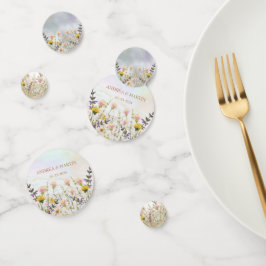 Blissful Blooms Boda Table Confetti