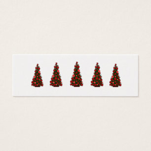 Blissfull Seasons Red Greetings Navidades Tags