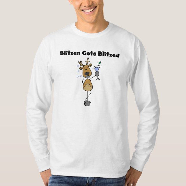 Blitzen consigue la camiseta larga Blitzed de la (Anverso)