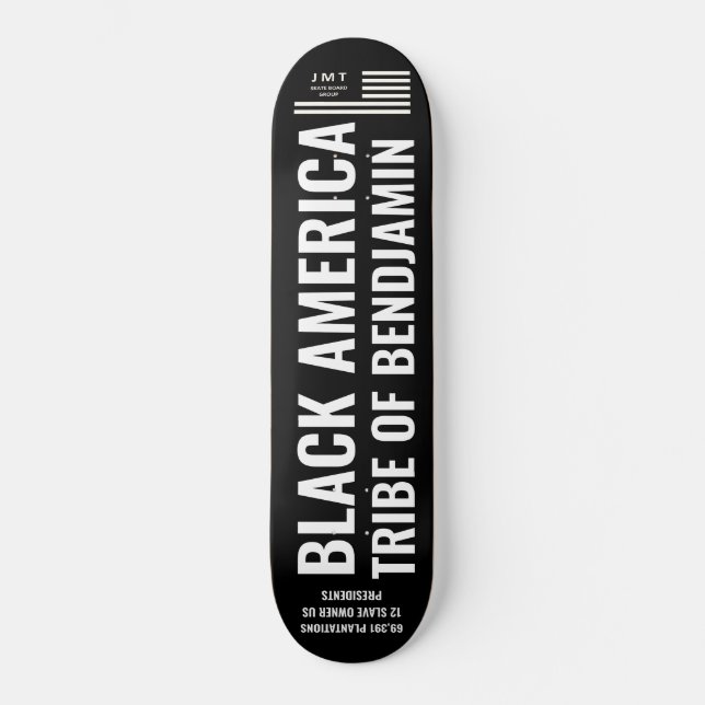BLK AMERICA T O B Skateboard (Anverso)