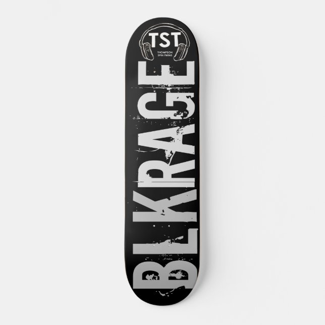BLK RAGE Skateboard (Anverso)