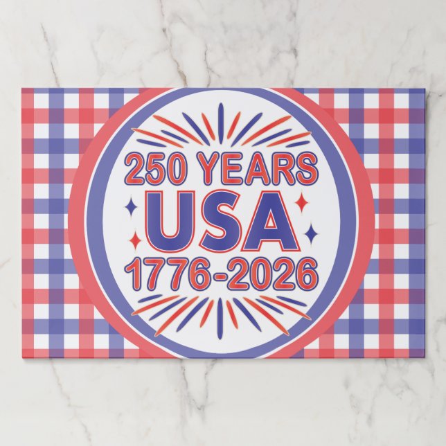 Bloc De Hojas 250 años EE.UU. | 1776-2026 Semiquincentenario (Anverso)