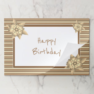 Bloc De Hojas 25 Bonito Ajuste Diseño Placemat