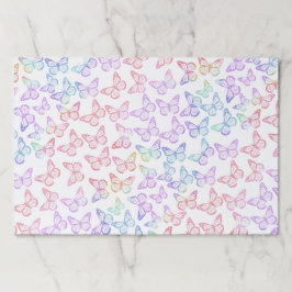 Bloc De Hojas 25 hojas Pastel Butterflies Business Gift Wrap