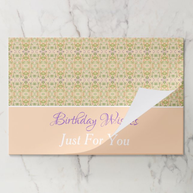 Bloc De Hojas 25 Las materias en papel se personalizan en cualqu (Plegada)