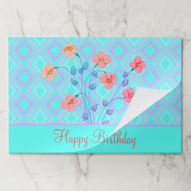 Bloc De Hojas 25 Piezas De Papel Grande Colocar Matas En Verde a (Plegada)