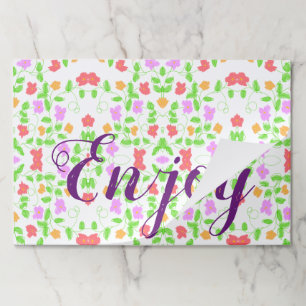 Bloc De Hojas 25 Plaquetas de papel de papel