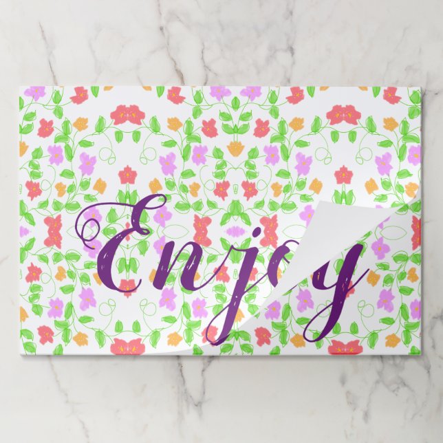 Bloc De Hojas 25 Plaquetas de papel de papel (Plegada)