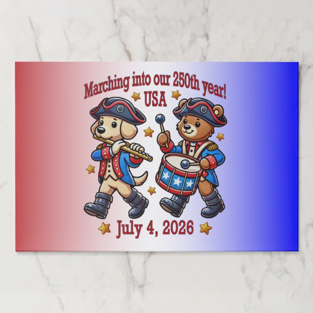 Bloc De Hojas 4 de julio 2014: 250 Aniversario Semiquincentenari (Anverso)