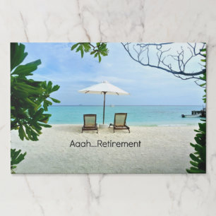 Bloc De Hojas Aaah...jubilación, diseño popular,