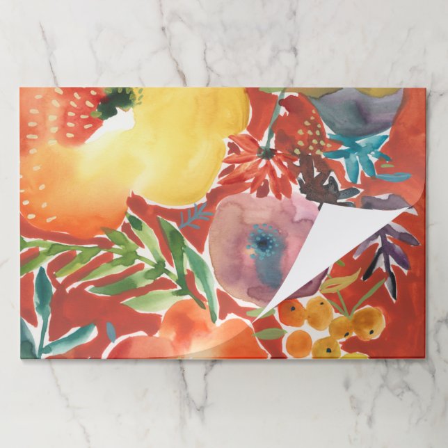 Bloc De Hojas Abundantes Florals III (Plegada)