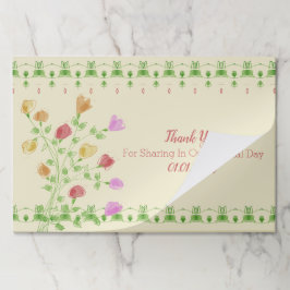 Bloc De Hojas Acentos Florales Y Patrones