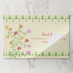 Bloc De Hojas Acentos Florales Y Patrones