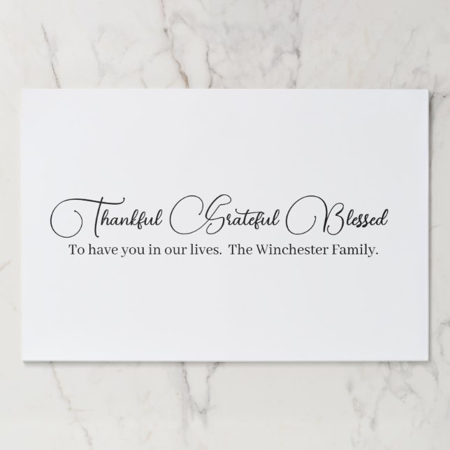 Bloc De Hojas Agradecimiento agradecimiento a la bendición del d (Anverso)