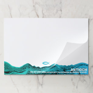 Bloc De Hojas Aguas onduladas Jesús Pescado