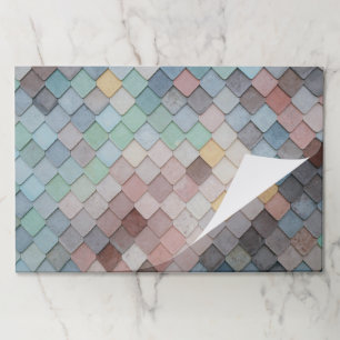 Bloc De Hojas alfombra de color pastel