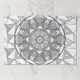 Bloc De Hojas Almohadilla de dibujo - Triángulos abstractos