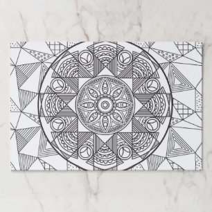 Bloc De Hojas Almohadilla de dibujo - Triángulos abstractos