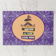 Almohadilla de escritura de Halloween, placemat de