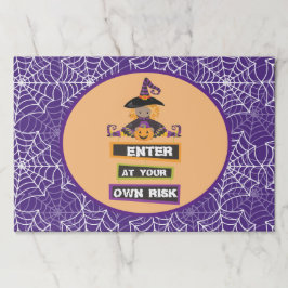 Bloc De Hojas Almohadilla de escritura de Halloween, placemat de