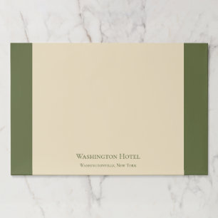 Bloc De Hojas Almohadilla de papel de escritorio verde clásico