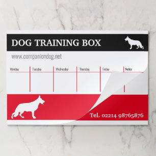 Bloc De Hojas Almohadilla de papel de perro pastor