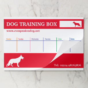 Bloc De Hojas Almohadilla de papel de perro pastor