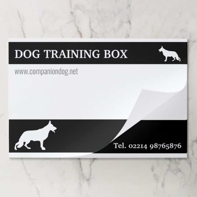 Bloc De Hojas Almohadilla de papel de perro pastor (Plegada)