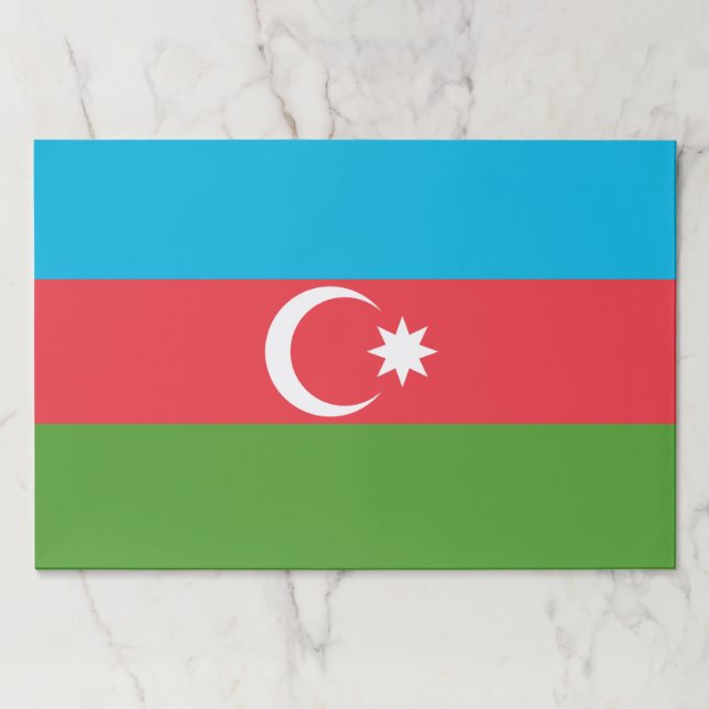 Bloc De Hojas Almohadilla de papel lacrimógeno con bandera de Az (Anverso)