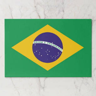 Bloc De Hojas Almohadilla de papel lacrimógeno con bandera de Br