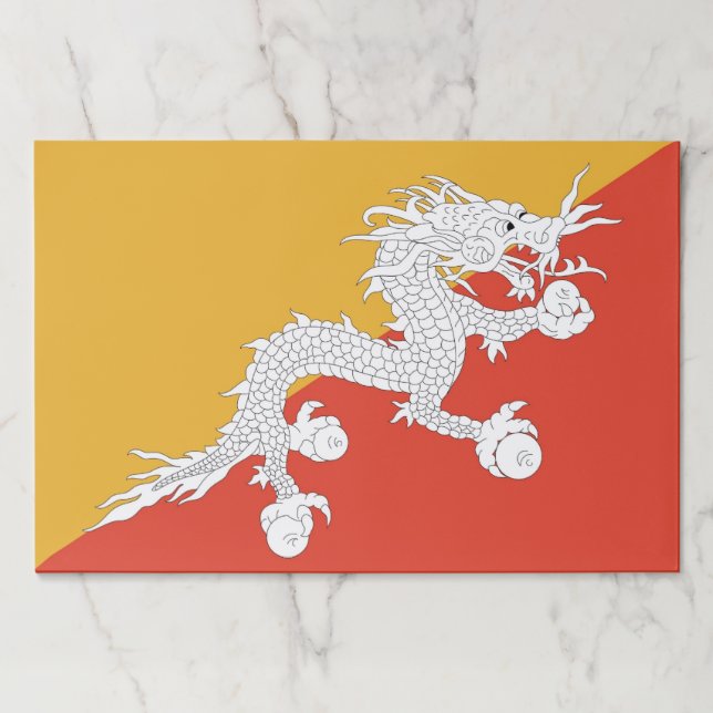 Bloc De Hojas Almohadilla de papel lacrimógeno con bandera de Bu (Anverso)