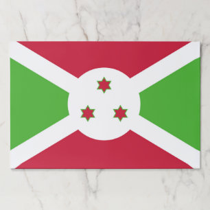 Bloc De Hojas Almohadilla de papel lacrimógeno con bandera de Bu