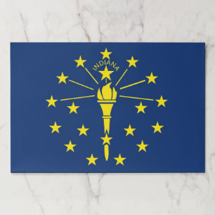 Bloc De Hojas Almohadilla de papel lacrimógeno con bandera de In