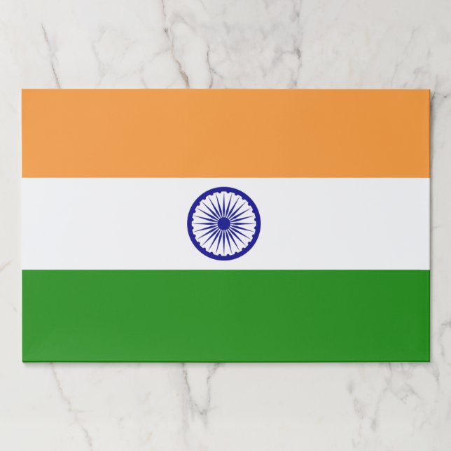 Bloc De Hojas Almohadilla de papel lacrimógeno con bandera de In (Anverso)