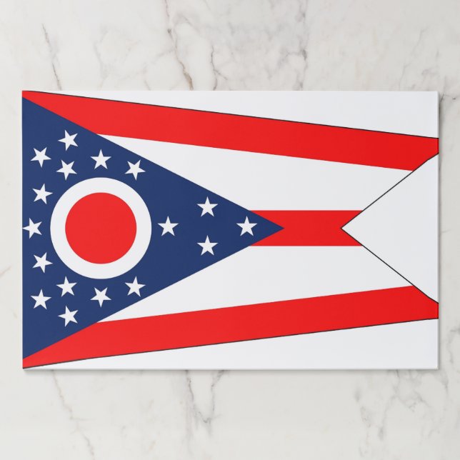 Bloc De Hojas Almohadilla de papel lacrimógeno con bandera de Oh (Anverso)