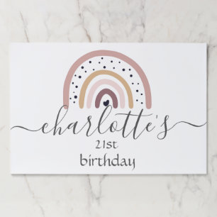 Bloc De Hojas Almohadilla de Placemats de papel personalizar - S