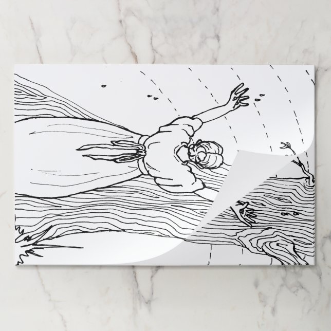 Bloc De Hojas Almohadilla desgarradora - Agarrando lágrimas (Plegada)