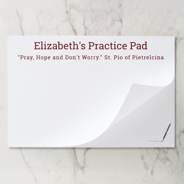 Bloc De Hojas Almohadilla personalizada de papel de esbozo de pr (Plegada)