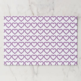 Bloc De Hojas Amethyst Gemstone Heart Purple