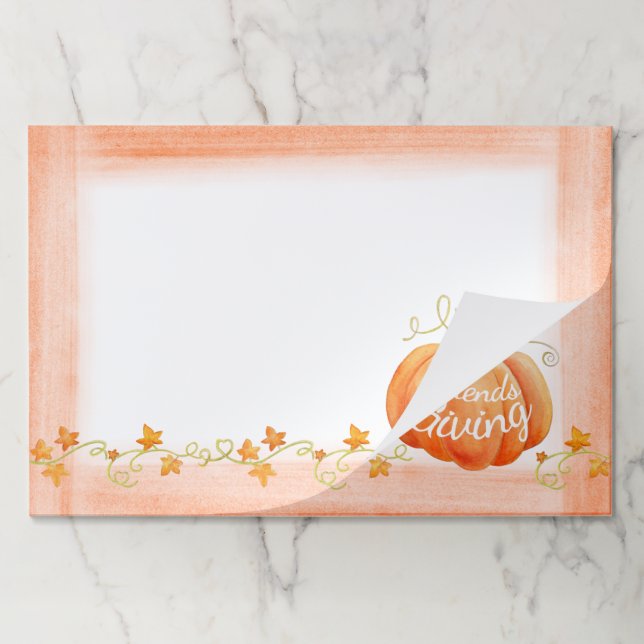 Bloc De Hojas Amigos dándole zapatillas y pinturas de acuarela d (Plegada)