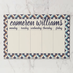 Bloc De Hojas Añada sus mediados de siglo conocidos Brown