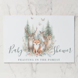 Bloc De Hojas Animales de acuarela de Woodland