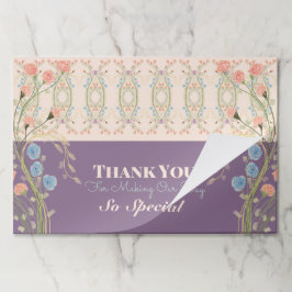 Bloc De Hojas Artsy Elegant Fancy Paper Placemat 25 Pieza