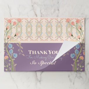 Bloc De Hojas Artsy Elegant Fancy Paper Placemat 25 Pieza