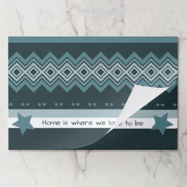 Bloc De Hojas Azul turquesa y claro