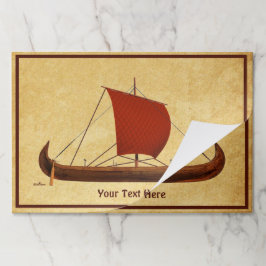 Bloc De Hojas Barco de Viaje de Navegación Roja II