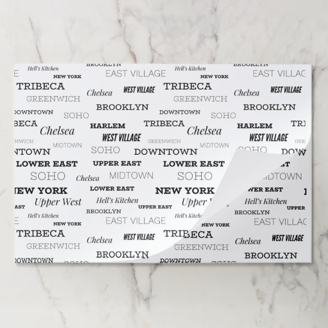 Bloc De Hojas Barrios de Nueva York (Plegada)