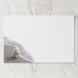 Bloc De Hojas Beachcombing Westie Photo Large Notepad